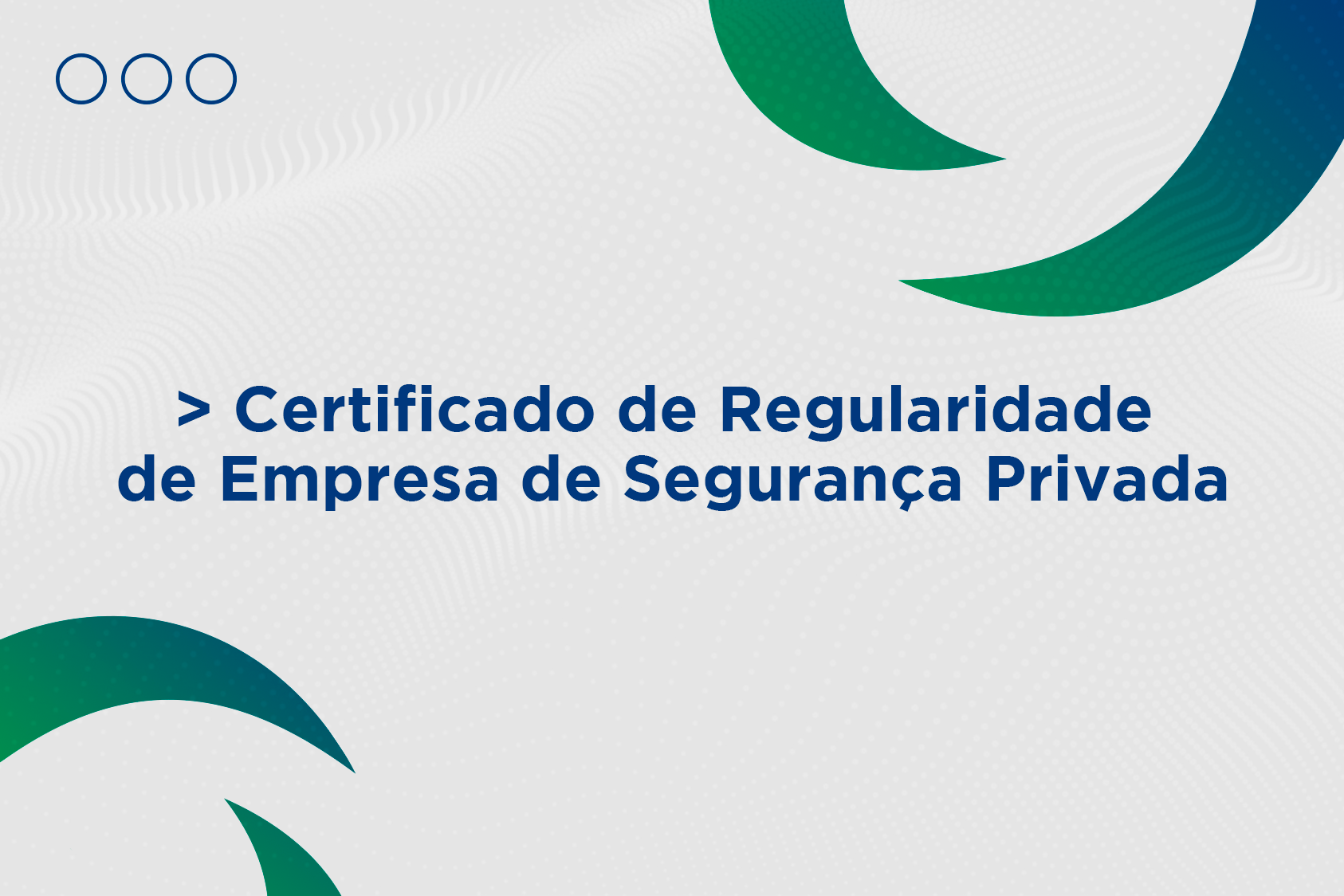 O que é Certificado de Regularidade e Segurança-CRS